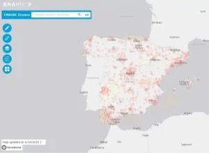 Aplicación ENAIRE Drones. El mapa para volar de referencia